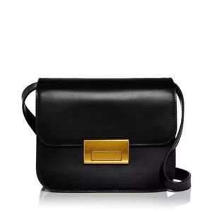 SOLD OUT NWT Loeffler Randall Desi Black Leather Crossbody